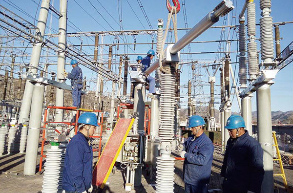 承德220KV周營(yíng)子、隆城、袁莊等變電站GW7型隔離開關(guān)導(dǎo)電更換工程